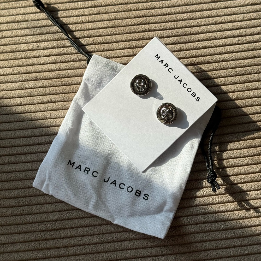 Marc Jacobs Black and Silver earrings